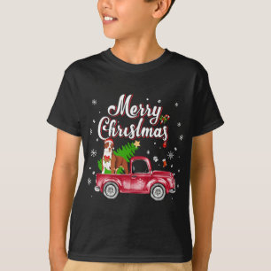Camiseta Pitbull corre Navidades de Camión Rojo Pajama