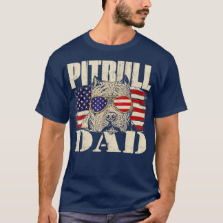 Camiseta Pitbull Dad Dad Dog Lover Pibble Pittie Bull