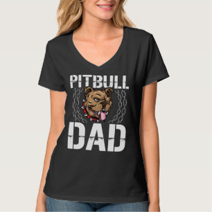 Camiseta Pitbull Dad Dad Dog Owner American Pitbull Terrier