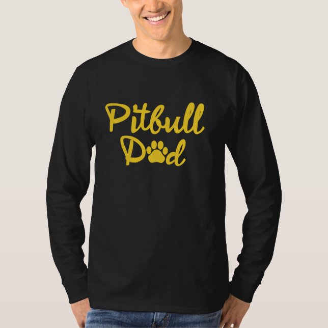 Camiseta Pitbull Dad Dad Pet Animal Lover Papá Noel (Anverso)