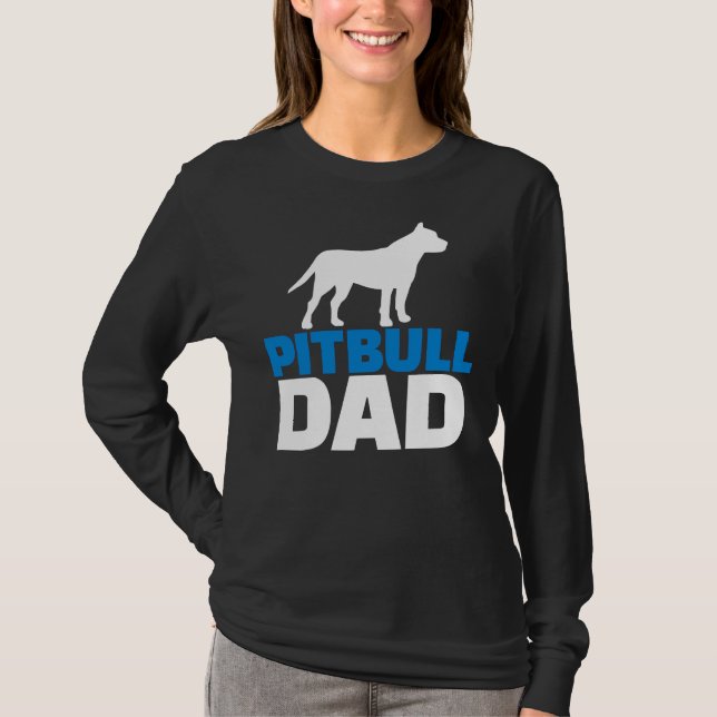 Camiseta Pitbull Dad Dog Lover (Anverso)