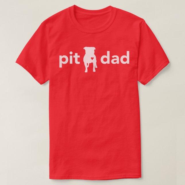 Camiseta Pitbull Dad Graciosa para los amantes de los pitbu (Diseño del anverso)