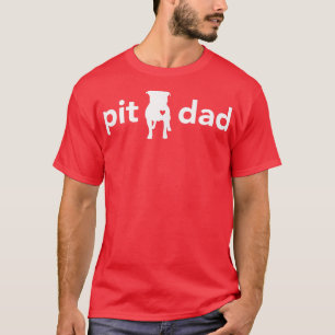 Camiseta Pitbull Dad Graciosa para los amantes de los pitbu