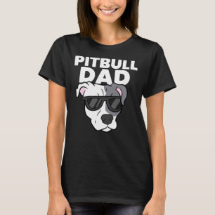 Camiseta Pitbull Dad Pit Bulldog Papa Funny Pitbull Dog Fa