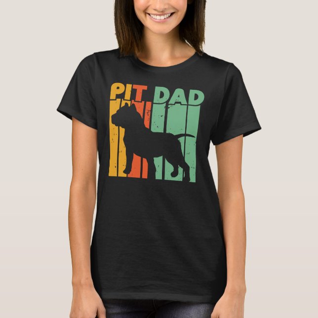 Camiseta Pitbull Dad Pitbull Pittie Pitty Pitbull Dad Pit B (Anverso)