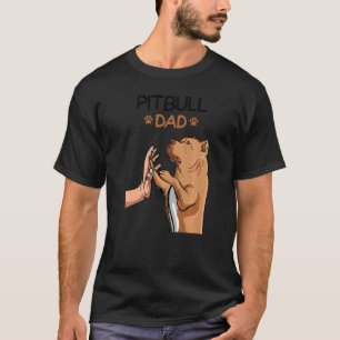 Camiseta Pitbull Dad Pittie Dog Men