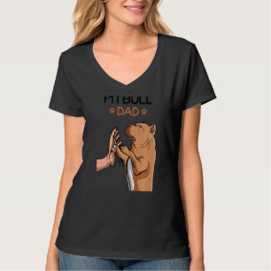 Camiseta Pitbull Dad Pittie Dog Men