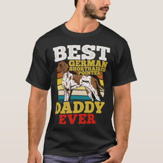 Camiseta Pitbull Daddy Dog Dad Day Retro 1