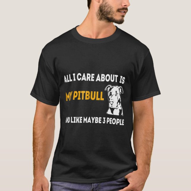 Camiseta Pitbull Demon Tee My Pitbull (Anverso)