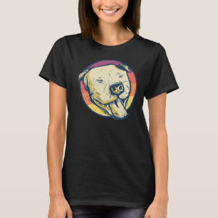 Camiseta Pitbull Dog Retro Vintage