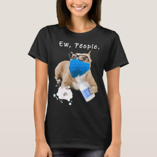 Camiseta Pitbull Ew People Dog Con Un Funn De Perro De Másc
