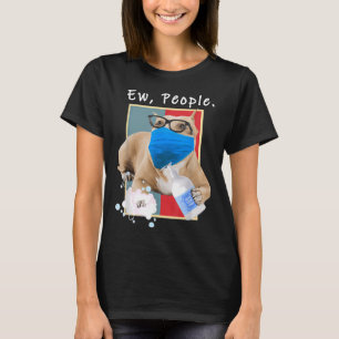 Camiseta Pitbull Ew People Dog Con Una Máscara De Cara Mamá