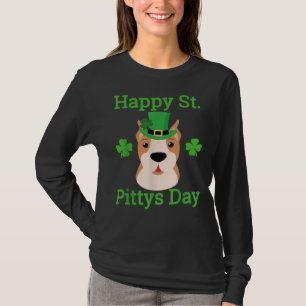 Camiseta Pitbull Feliz Día de St Pittys Funny St Padd