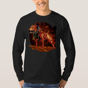 Camiseta Pitbull Gold Dog Cuta Family Idoa Mom Dod & amp Si