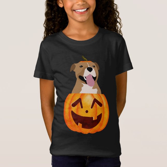 Camiseta Pitbull Halloween (Anverso)