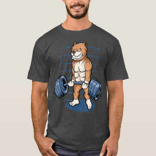 Camiseta Pitbull Halterofilia Gimnasio de levantamiento de 