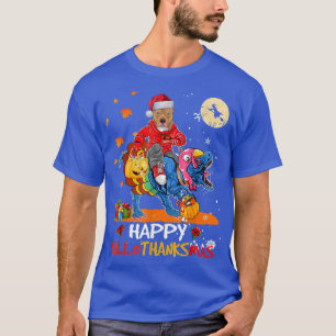 Camiseta Pitbull Happy Hallothanksmas Halloween Thanksgivin