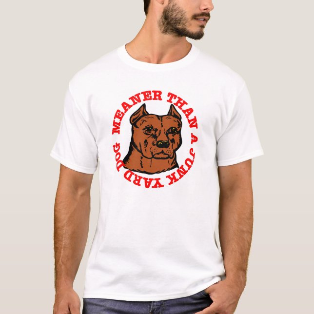Camiseta Pitbull Junkyard Dog más malo (Anverso)