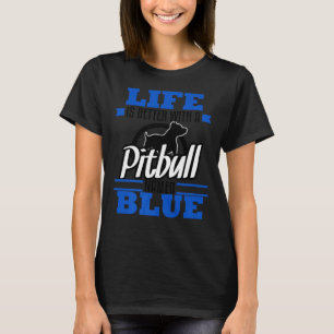 Camiseta Pitbull Llamado Blue Dog Mom Dad Rescue Awareness