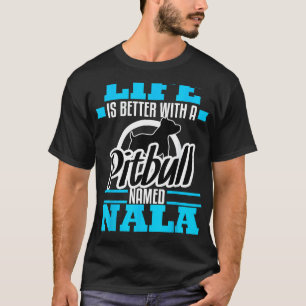 Camiseta Pitbull Llamó A Nala Perro Mamá Papá Rescate