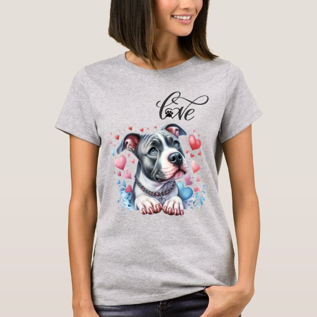 Camiseta Pitbull Love (Anverso)