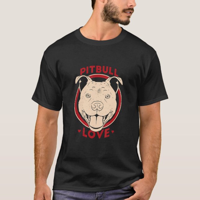 Camiseta Pitbull Love Dog (Anverso)