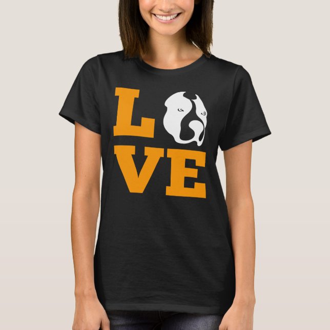 Camiseta Pitbull Love Pitbull Dog Lover (Anverso)