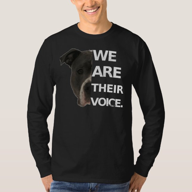 Camiseta Pitbull Love We Are Voice Dog Avers (Anverso)