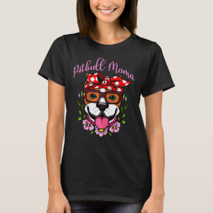Camiseta Pitbull Mama Funny Pit Bulldog Mom
