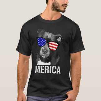 Camiseta Pitbull Merica Patriota Perro Pit Bull Patriot