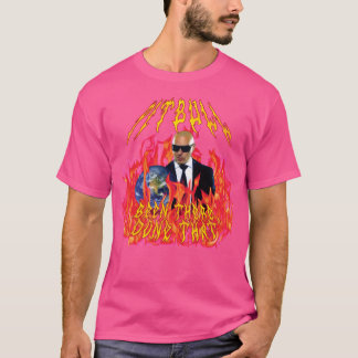 Camiseta Pitbull Metalizado Pesado Con Flores