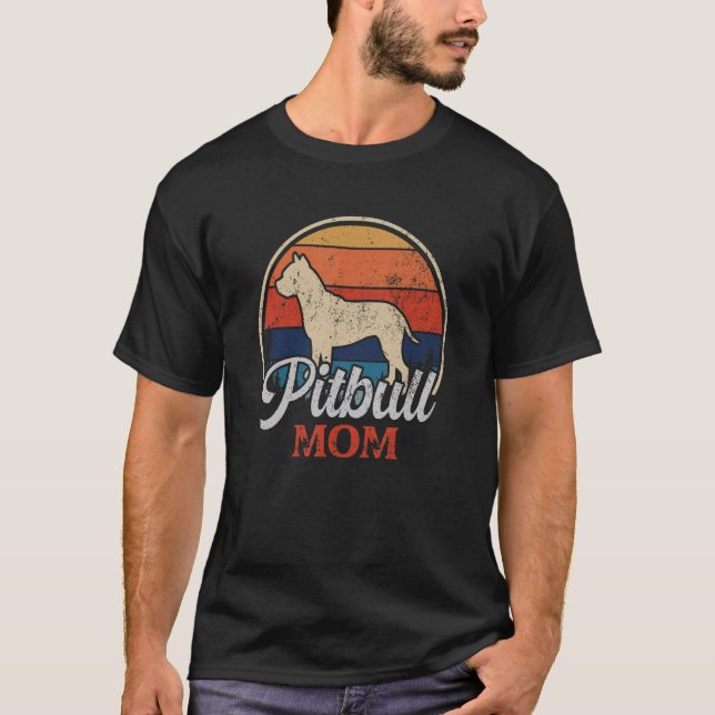 Camiseta Pitbull Mom (Anverso)