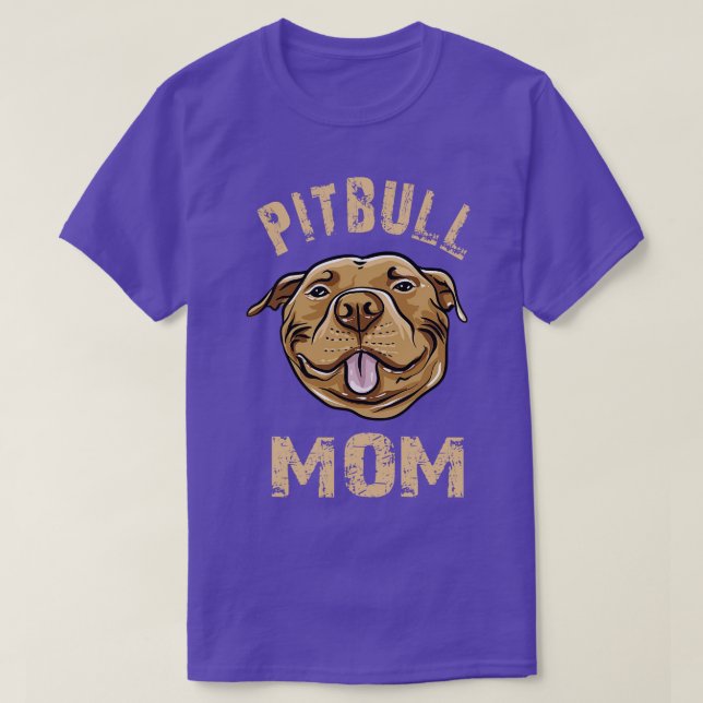 Camiseta Pitbull Mom (Diseño del anverso)