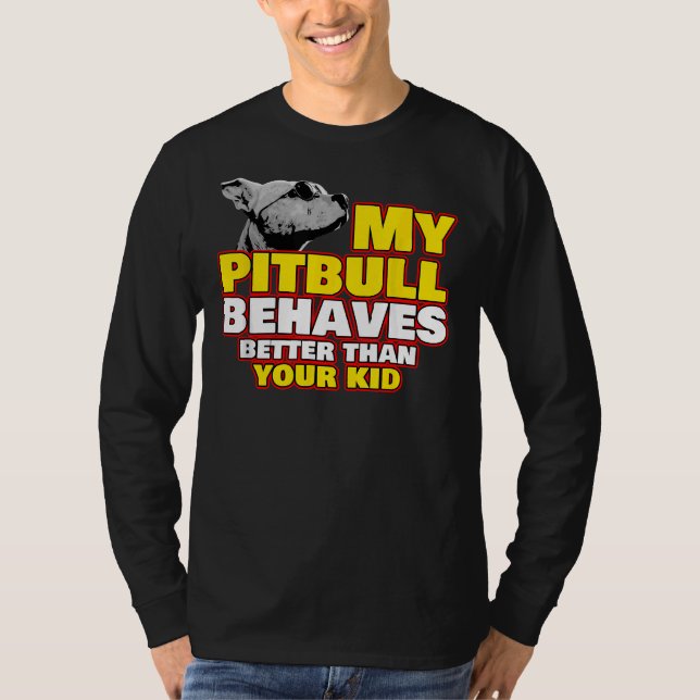 Camiseta Pitbull Mom Dog Mascota Declar Collar Toy Pit Bull (Anverso)