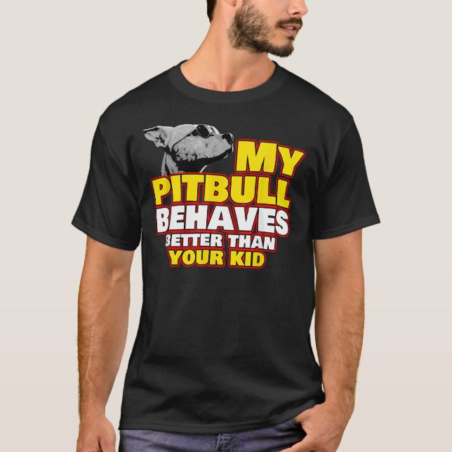 Camiseta Pitbull Mom Dog Mascota Declar Collar Toy Pit Bull (Anverso)