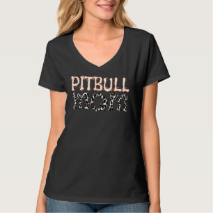 Camiseta Pitbull Mom Leopard Print Pitbull Lovers Product