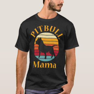 Camiseta Pitbull Mom Pit Bull Mama Pittie Pitty Cute Dote L