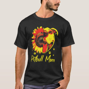 Camiseta Pitbull Mom Terrier Pibble Dueña de Perro Mamá