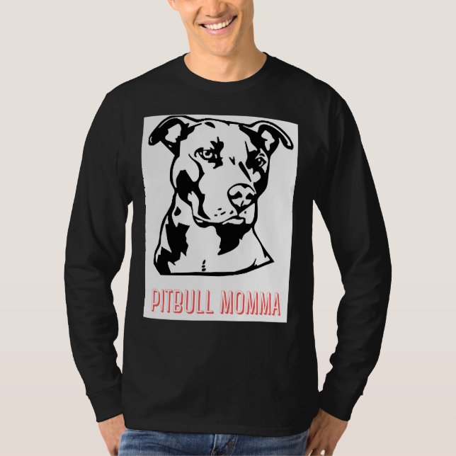 Camiseta Pitbull Momma (Anverso)