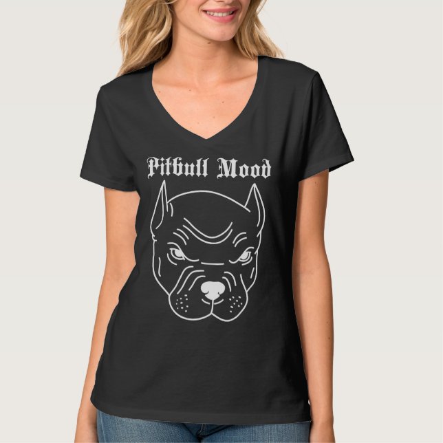 Camiseta Pitbull Mood (Anverso)