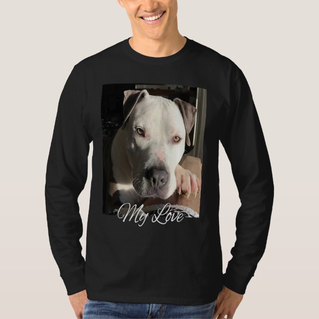 Camiseta Pitbull My Love Gorgeous Handsome Pittie (Anverso)