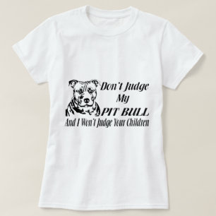 CAMISETA PITBULL NO JUZGAN
