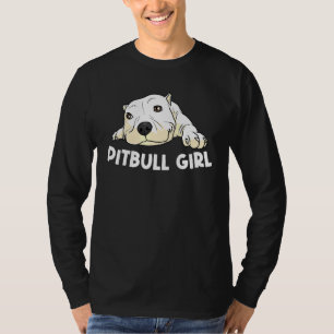 Camiseta Pitbull Para Chicas Mascota Canino Perro Cachorro