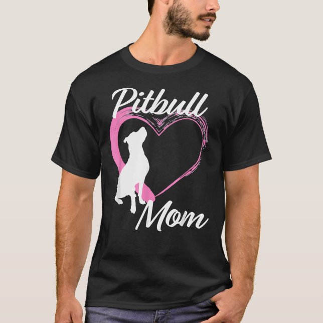 Camiseta Pitbull Para Los Amantes De Pitbull La Hermosa Mad (Anverso)