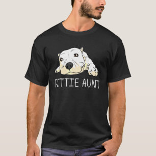 Camiseta Pitbull Para Mujeres Tía Cañones De Perro Cachorro