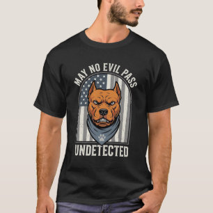 Camiseta Pitbull Patriótico Perro Guardián
