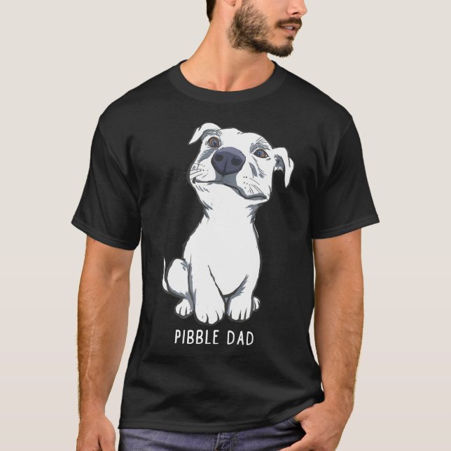 Camiseta Pitbull Pibble Dad Gif (Anverso)