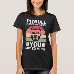 Camiseta Pitbull Pittie Dad Puppy Dog Mom Ladies Pit Bull