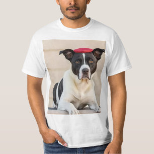 Camiseta Pitbull Playtime Frisbee Dog