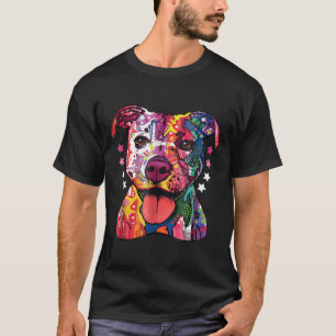 Camiseta Pitbull Rainbow Pitbull Para Perro
